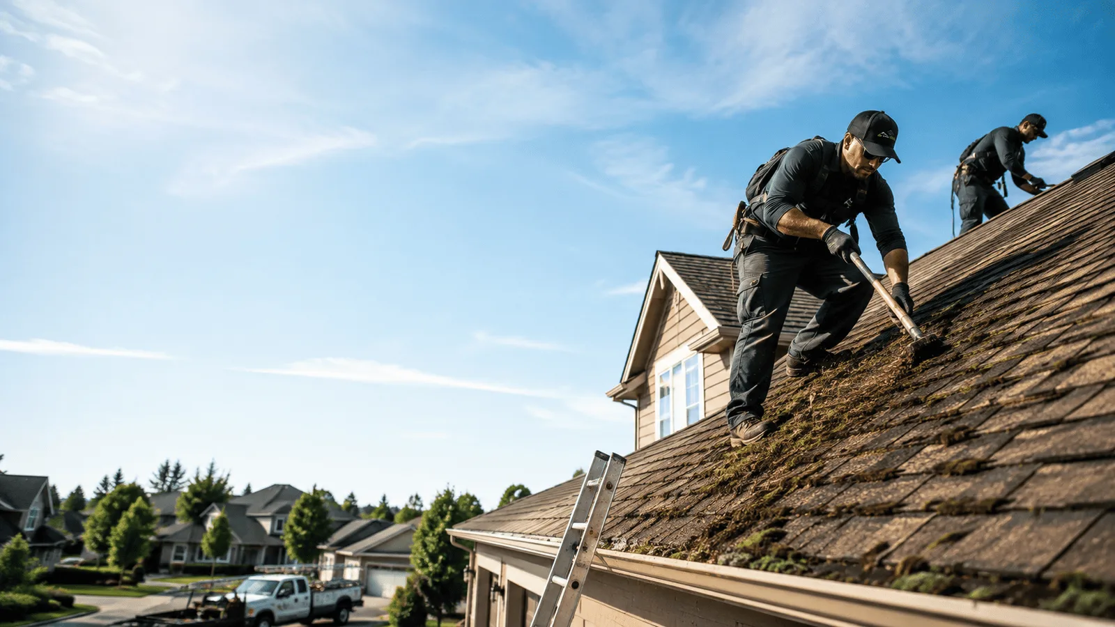 Roof Moss Removal in Horicon, WI near me